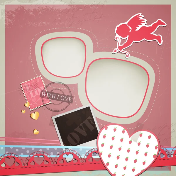 Valentines fundo — Vetor de Stock