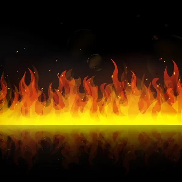 Gorące ogień — Wektor stockowy