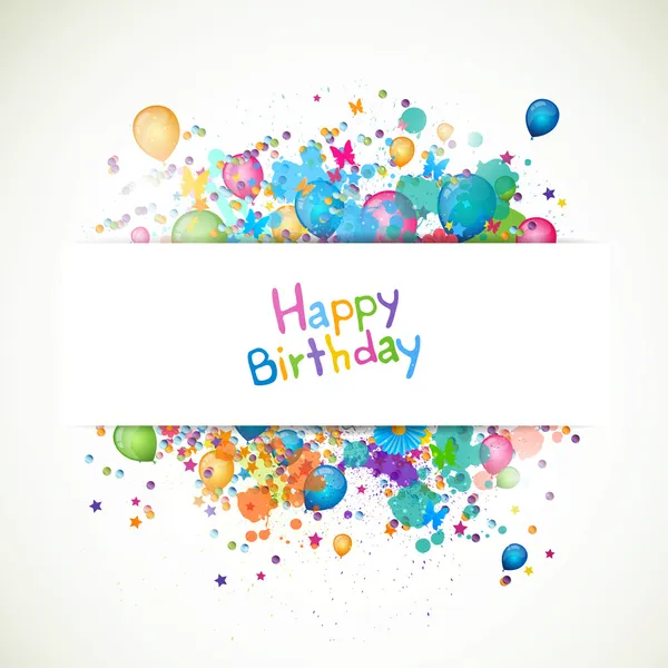 Happy Birthday — Stock Vector