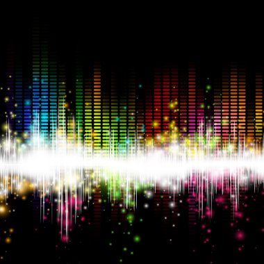 Colorful Music Equalizer clipart