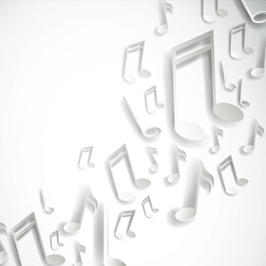 Gümüş müzik notlar