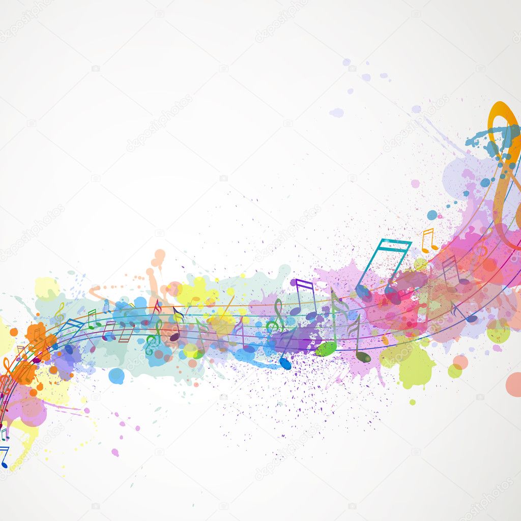 Colorful music design Stock Vector Image by ©ramonakaulitzki #22943722