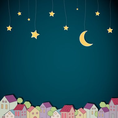 küçük bir kasaba, gece