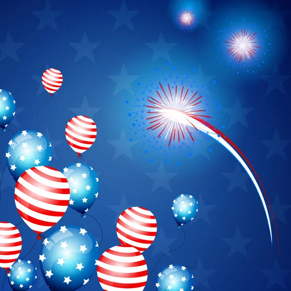 4th of july background — Stock Vector