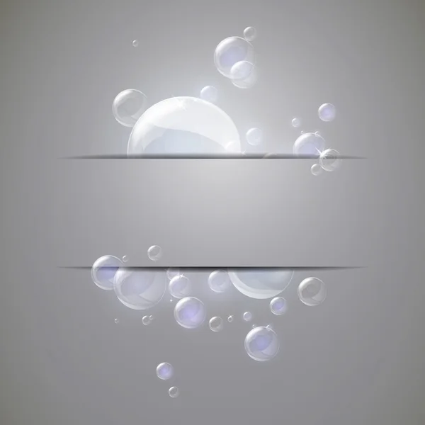 Shiny Bubbles — Stock Vector
