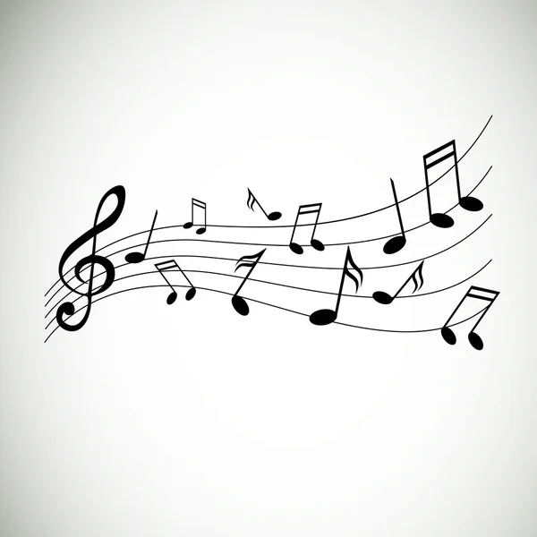 Notes de musique — Image vectorielle