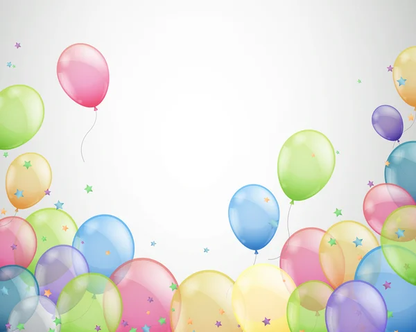 Globos coloridos — Vector de stock