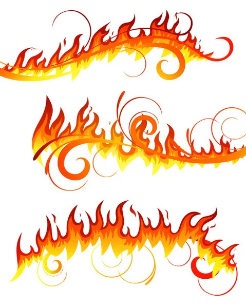 Fire Background — Stock Vector