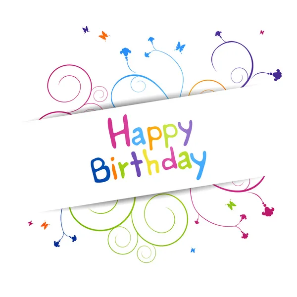 Happy birthday — Stock Vector