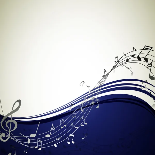 Notas musicales — Vector de stock