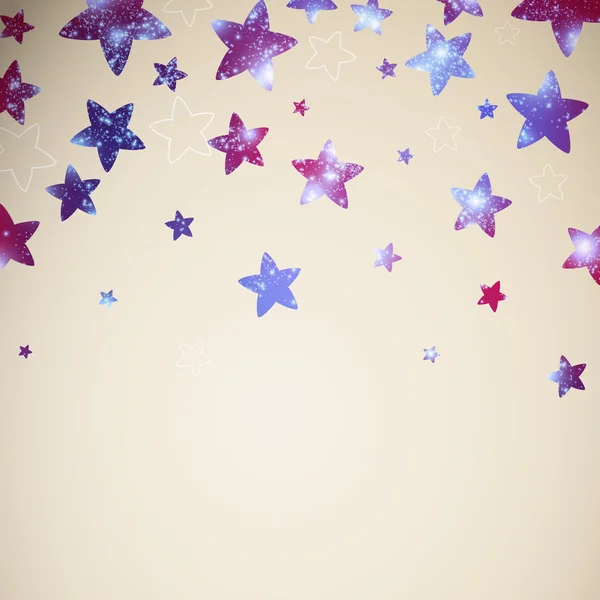 Étoiles colorées — Image vectorielle