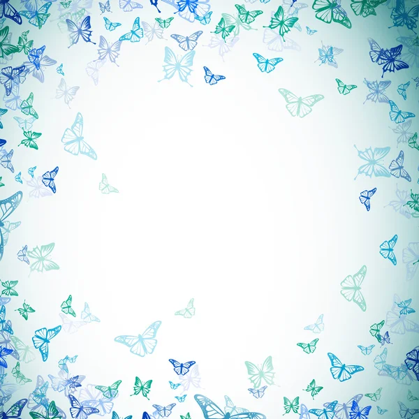 Kleurrijke vlinders — Stockvector