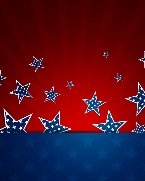 4th july background — Stock Vector