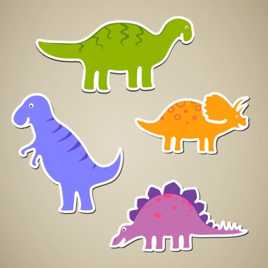 karikatür dinozorlar