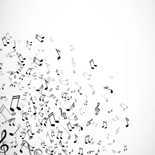 Müzik notaları — Stok Vektör