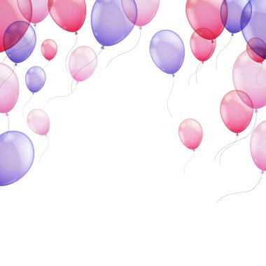 renkli uçan balonlar