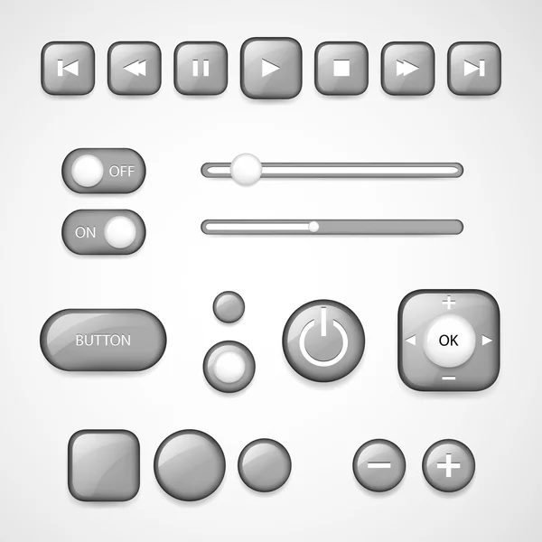 Interface designelementen — Stockvector