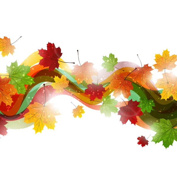 Autumnal leaves — Stock Vector