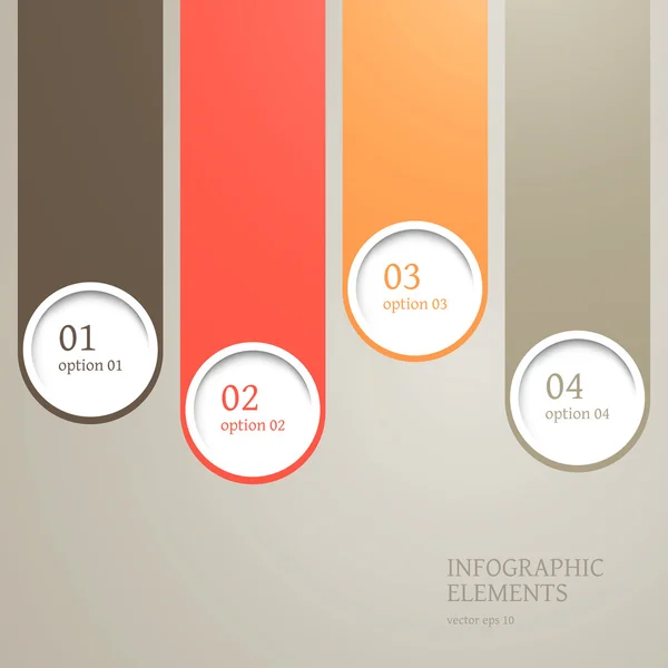 Moderne infographic elementen — Stockvector