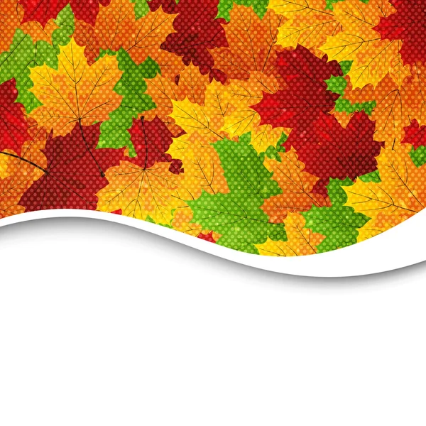 Autumnal leaves — Stock Vector