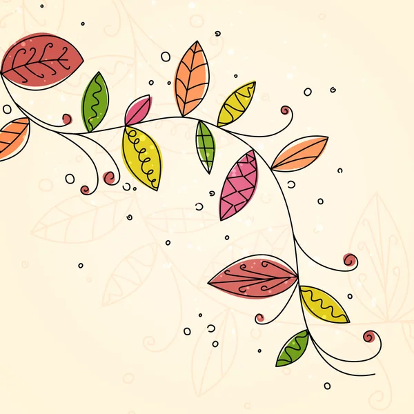 Autumnal design — Stock Vector