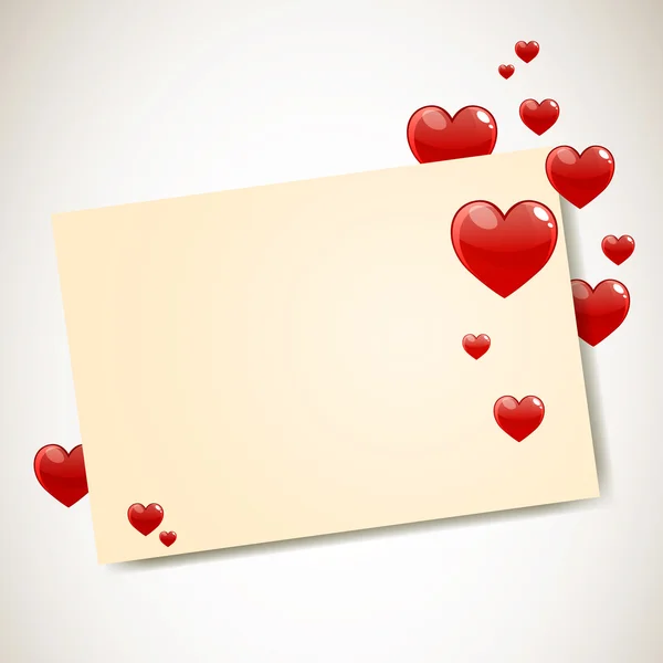 Valentines card — Stock Vector