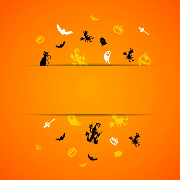 Scary halloween karty — Wektor stockowy