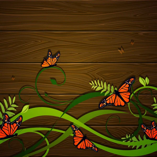 Colorful butterflies — Stock Vector