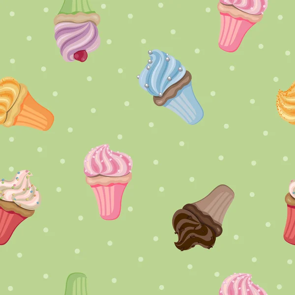 Cupcakes abstraits — Image vectorielle