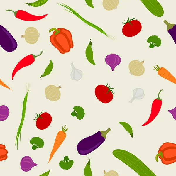 Resumen Verduras — Vector de stock