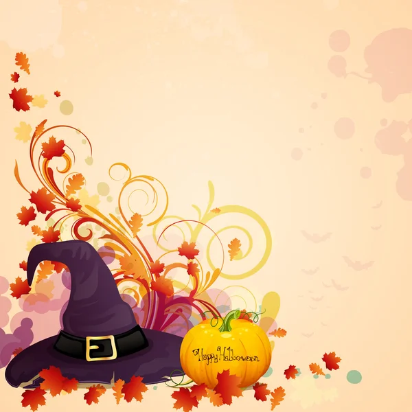 Carte Halloween — Image vectorielle