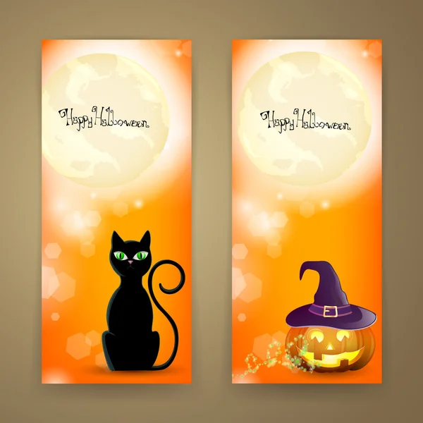 Tarjeta de Halloween — Vector de stock