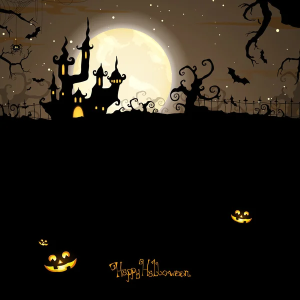 Halloween kaart — Stockvector