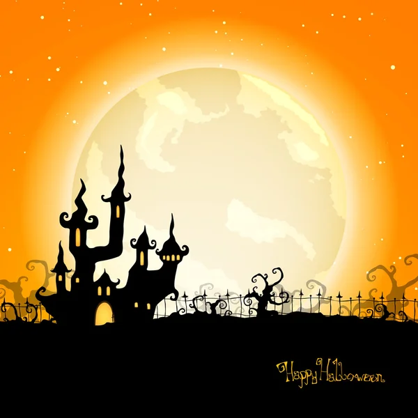 Halloween kaart — Stockvector