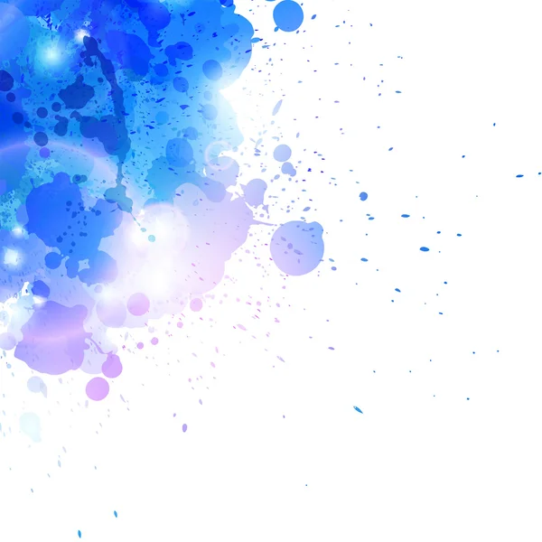 Des éclaboussures bleues — Image vectorielle