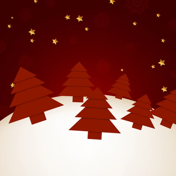 Tarjeta de Navidad — Vector de stock