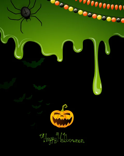 Tarjeta de Halloween — Vector de stock