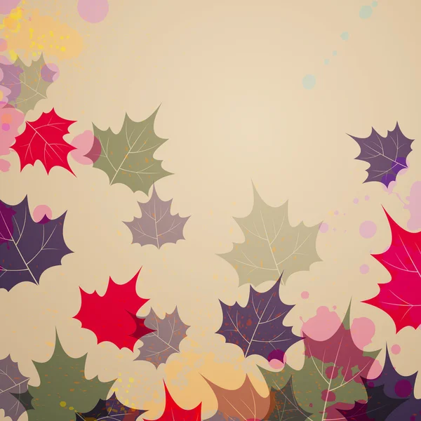 Різнобарвні листя — стоковий вектор