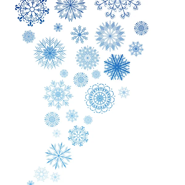 Christmas snowflakes — Stock Vector