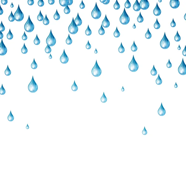 Gotas de agua — Vector de stock