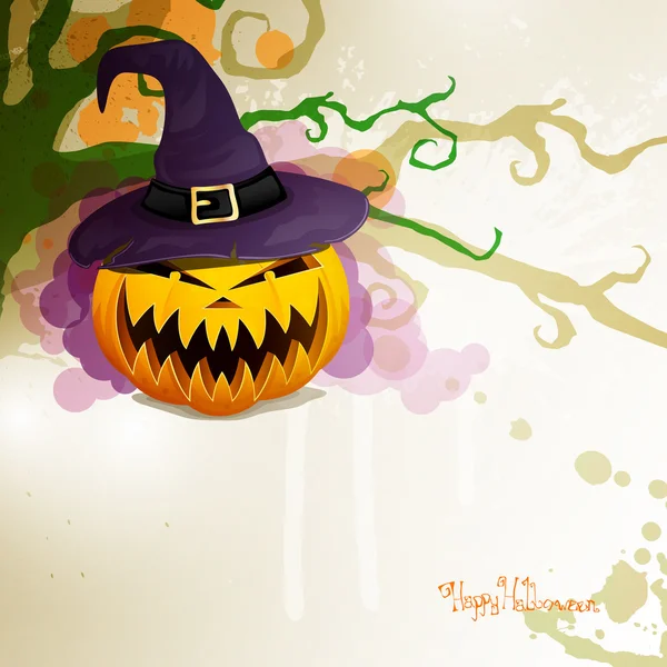 Carte Halloween — Image vectorielle