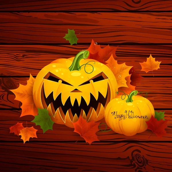 Carta di Halloween — Vettoriale Stock