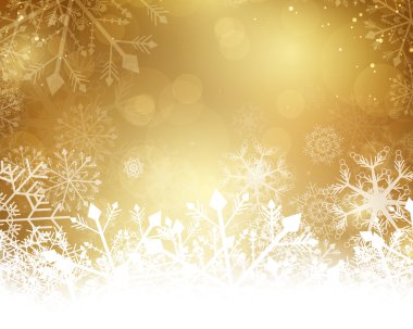 Altın Noel arkaplanı