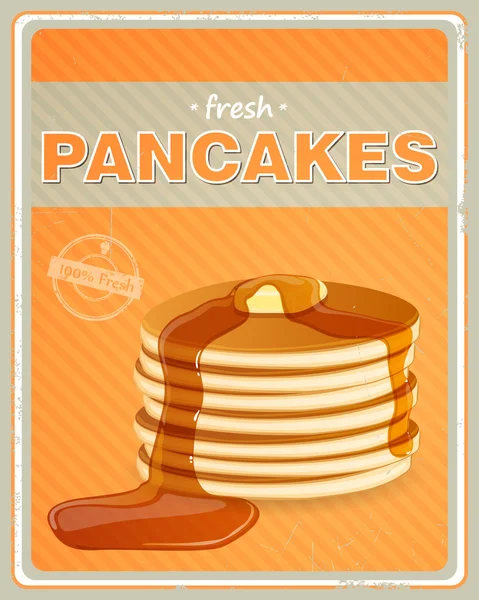 Pancakes — Stock Vector