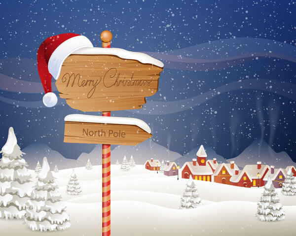 Рождественская открытка