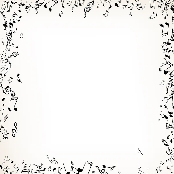 Notas musicales — Vector de stock