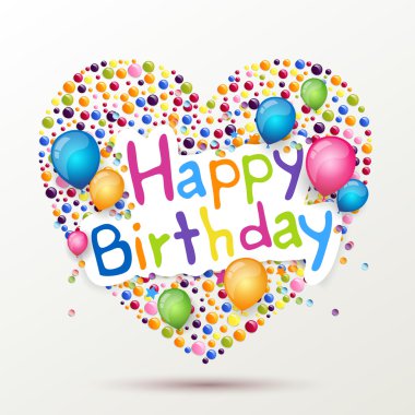 doğum günü tebrik kartı