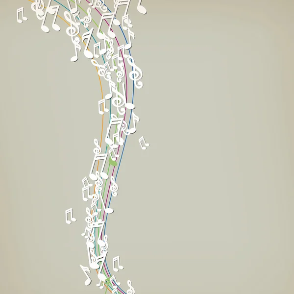 Musique de fond — Image vectorielle
