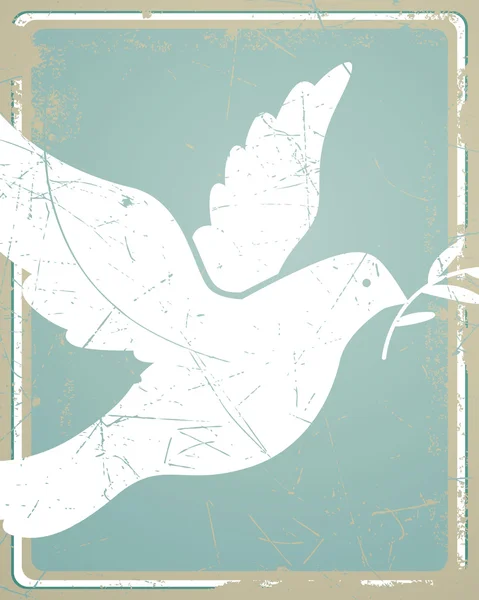 Barış güvercini — Stok Vektör