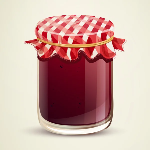 Hausgemachte Marmelade — Stockvektor